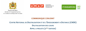 2ème édition de l’appel à projets concernant la digitalisation des cours